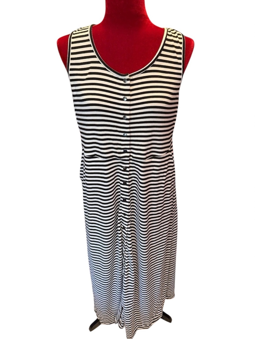 #749. Torrid size 00 striped maxi dress